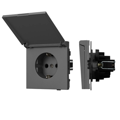 Механизм розетки влагозащищённый SCT-TENDO-MCP-SFPL-GR (230V, 16A) (Arlight, -)