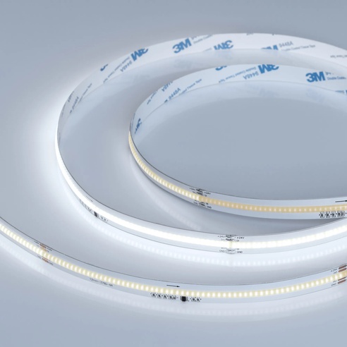 Лента светодиодная SPI-COB-X378-12mm 24V White6000-PX63-BPT (7 W/m, IP20, 5m) (Arlight, бегущий огонь)