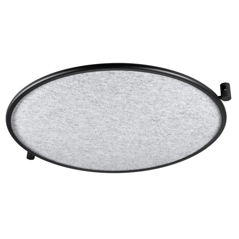 Светильник ART-APRIORI-ACOUSTIC-R820-25W Day4000 (BK-GR, 160 deg, 48V) (Arlight, IP20 Металл, 3 года)