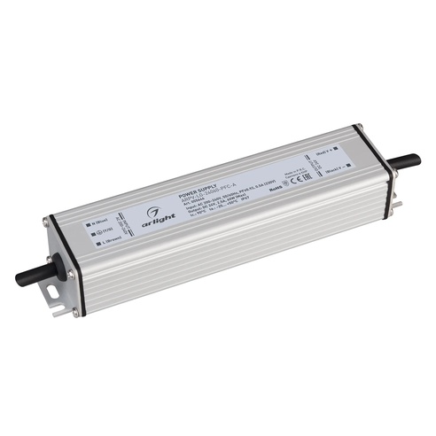 Блок питания ARPV-LG-24060-PFC-A (24V, 2.5A, 60W) (Arlight, IP67 Металл, 5 лет)