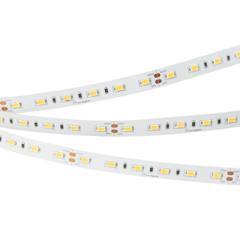 Лента светодиодная ULTRA-5000 24V Warm2400 2xH (5630, 300 LED, LUX) (Arlight, 27 Вт/м, IP20)