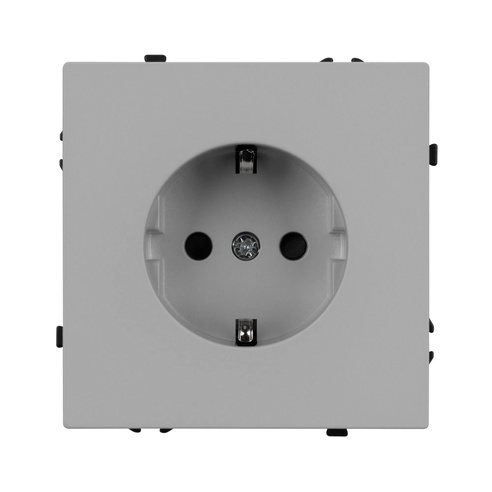 Механизм электрической розетки SCT-NOBE-MEU1-SFPL-IS (230V, 16A) (Arlight, Никель)