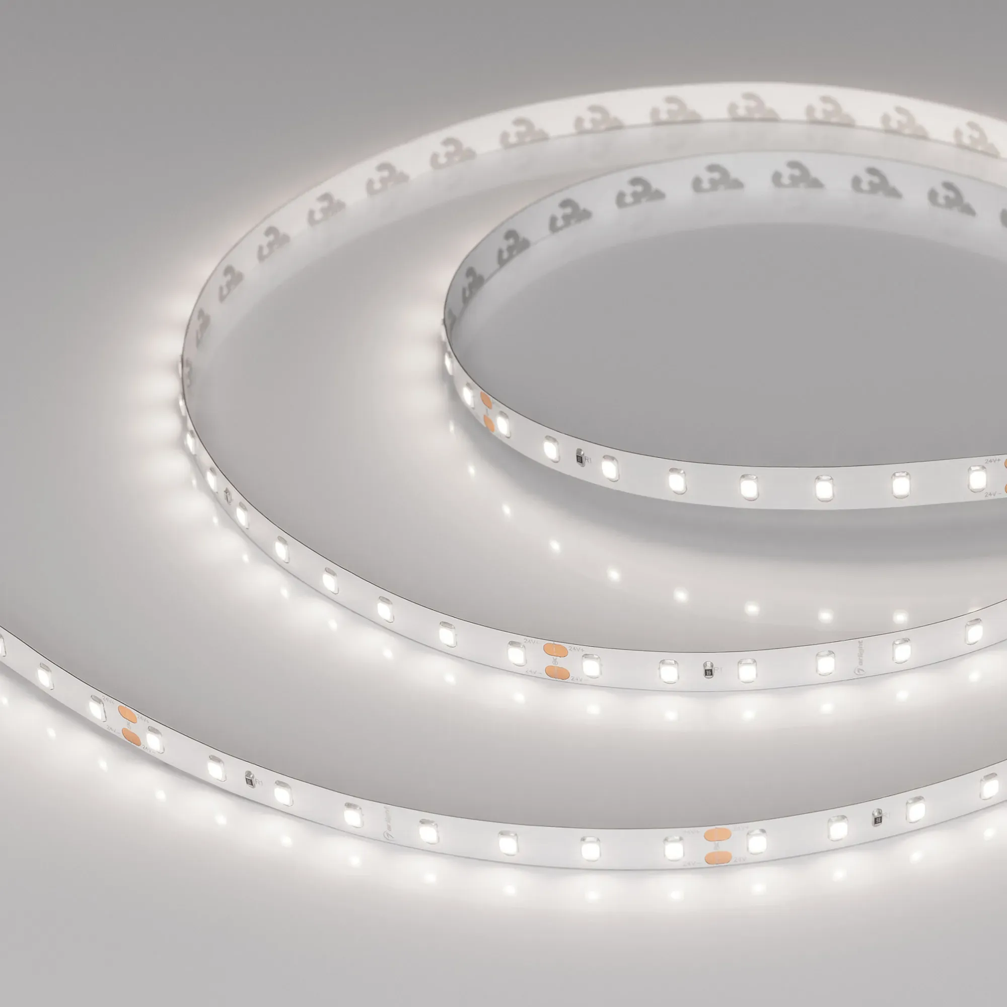 Лента светодиодная RT-A80-8mm 24V Day5000 (6 W/m, IP20, 2835, 50m) (Arlight, 6 Вт/м, IP20) - изображение товара