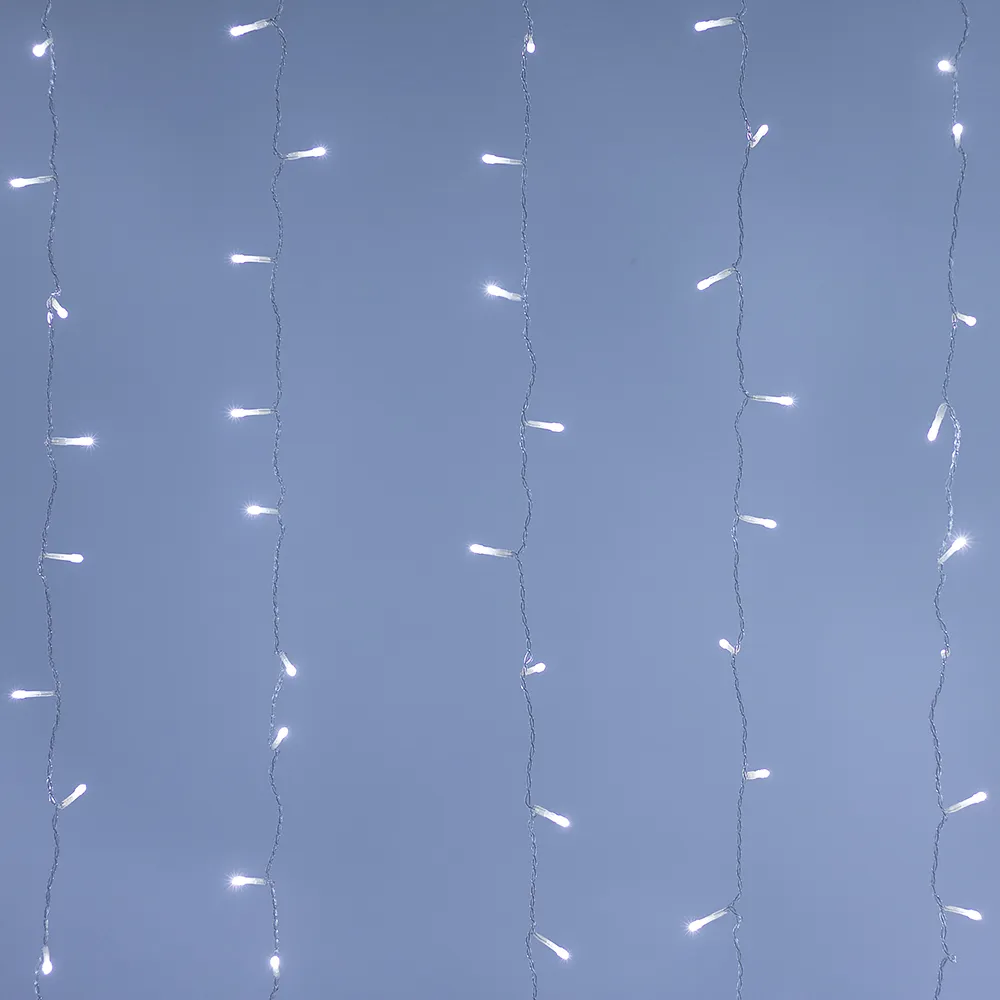 Светодиодная гирлянда ARD-CURTAIN-HOME-1500x1500-CLEAR-144LED White (230V, 6W) (Ardecoled, IP20)