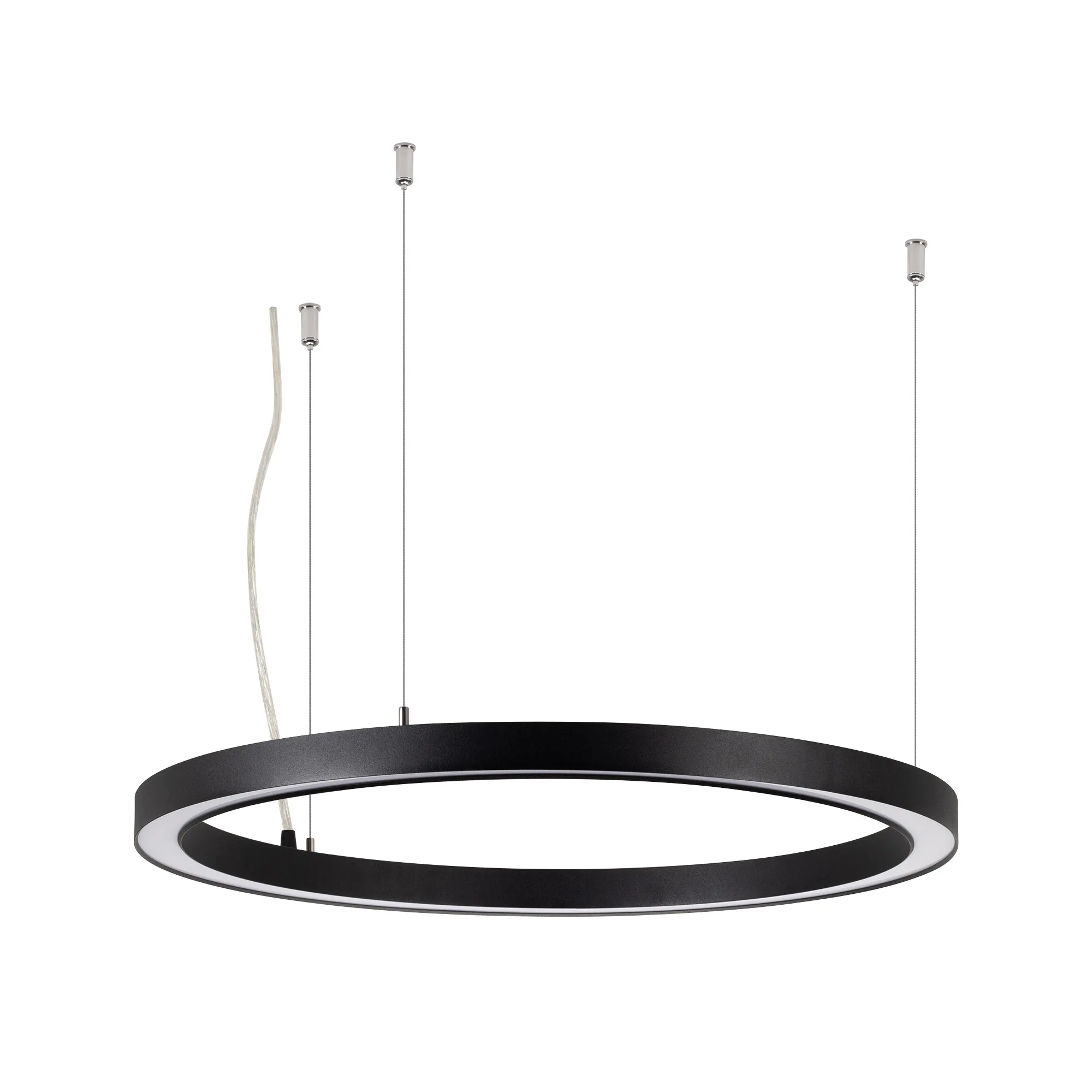 Светильник SP-CIRCLE-HANG-O3535-D600-35W Warm3000 (RAL9005, 120 deg, 230V) IP40 LED (Arlight, Алюминий) - изображение товара
