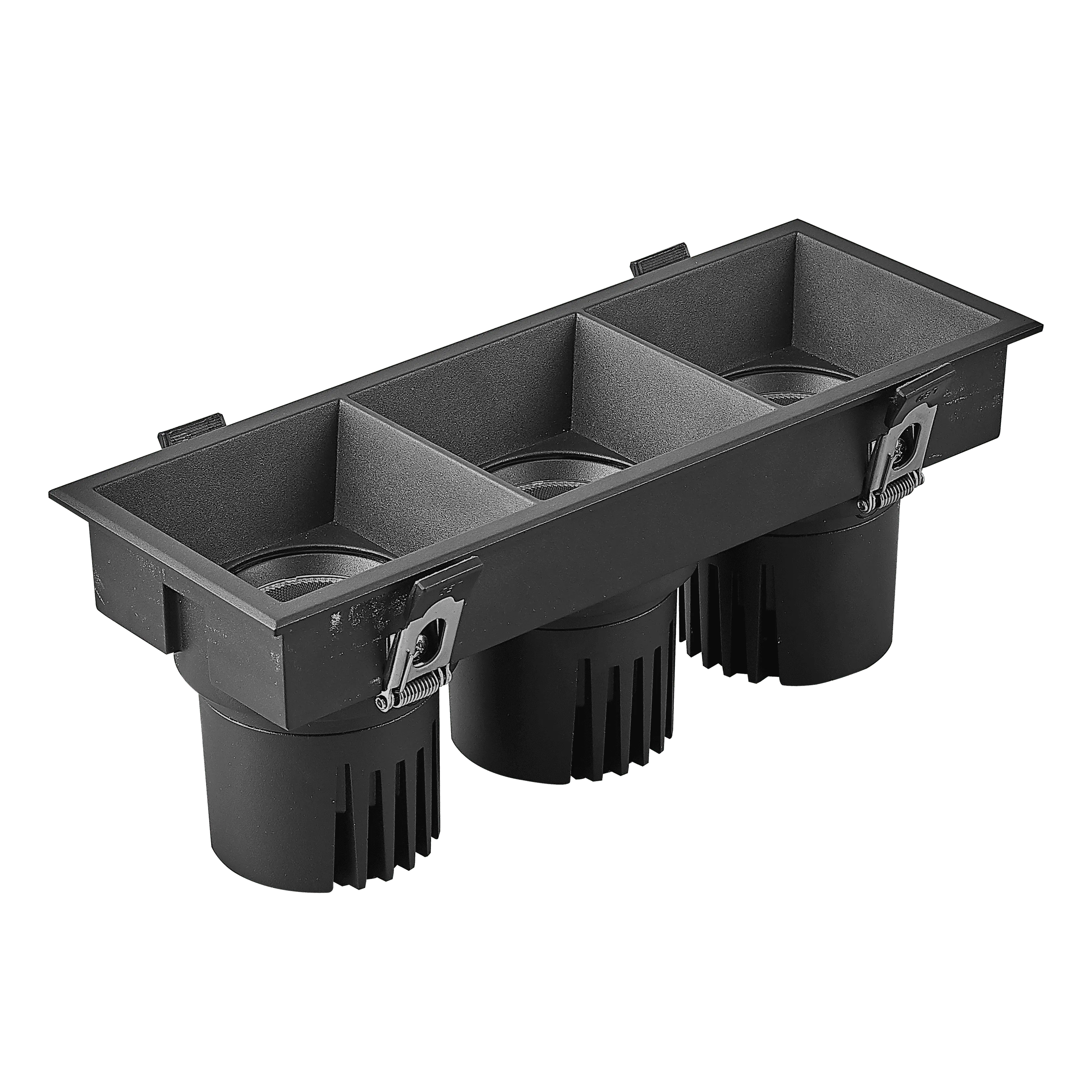 Светильник MS-FLOW-BUILT-S230x85-3x12W Day4000 (BK, 15 deg, 230V) (Arlight, IP20 Металл, 5 лет)