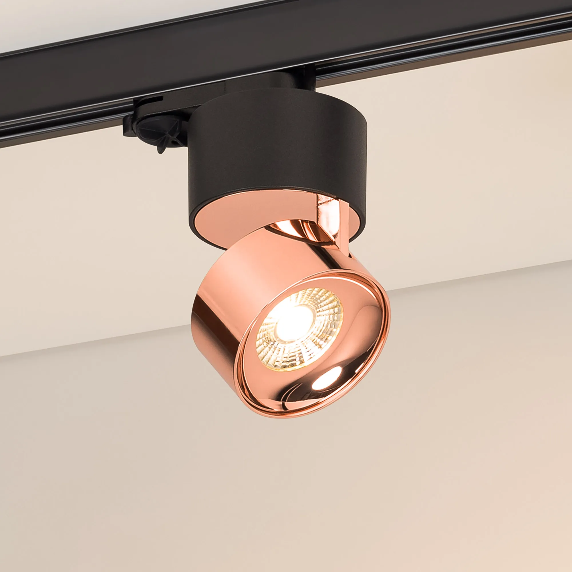 Светильник SP-PLURIO-TRACK-4TR-R77-9W Warm3000 (BK-COP, 36 deg, 230V) (Arlight, IP20 Металл, 3 года)