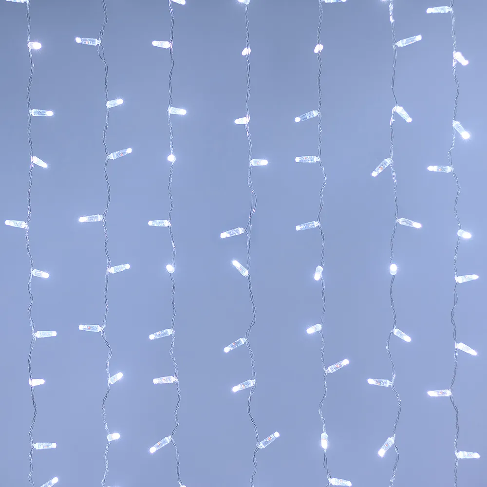 Светодиодная гирлянда ARD-CURTAIN-CLASSIC-2000x3000-CLEAR-760LED White (230V, 60W) (Ardecoled, IP65)